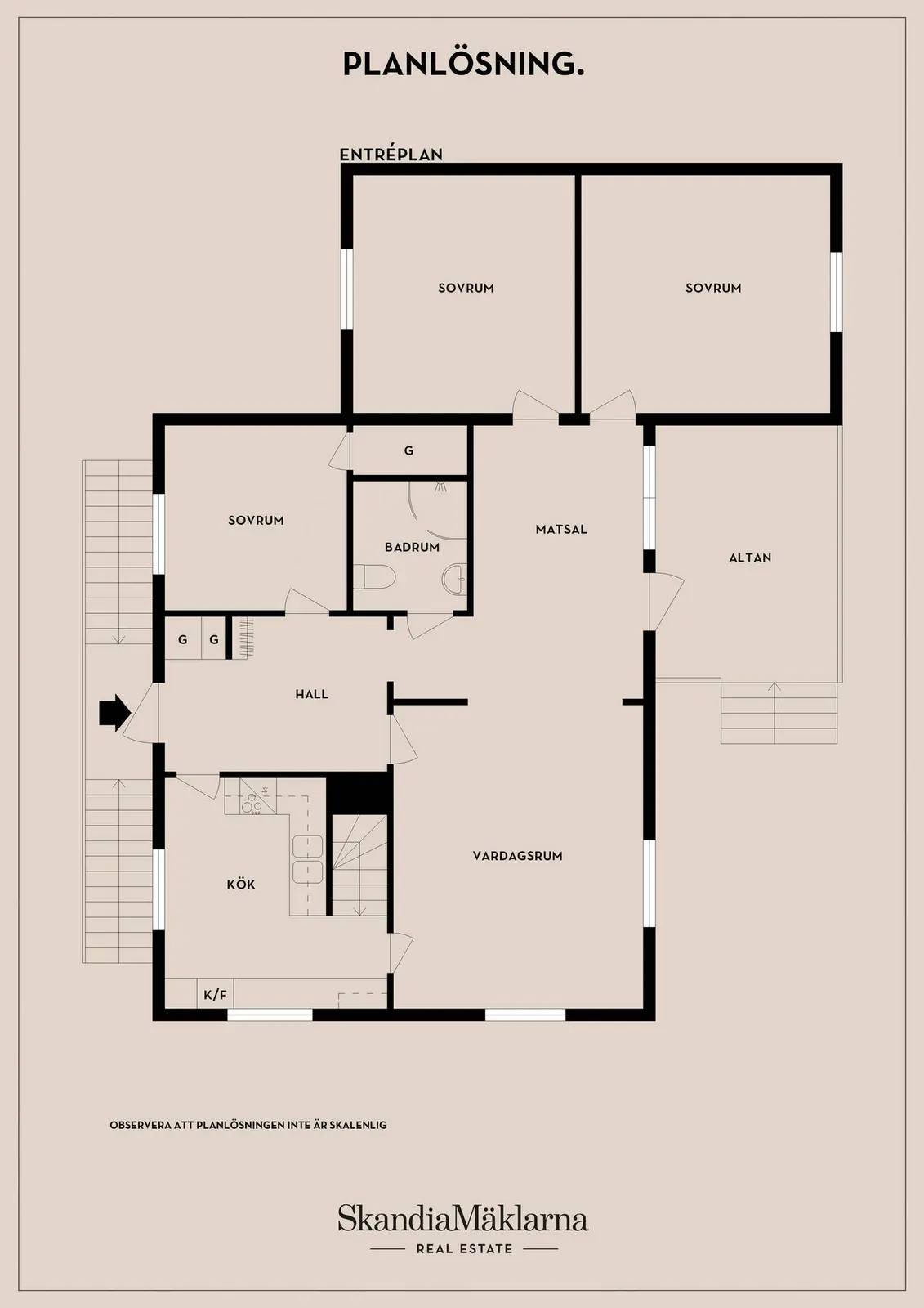 Floor plan for Stamdikesvägen 27