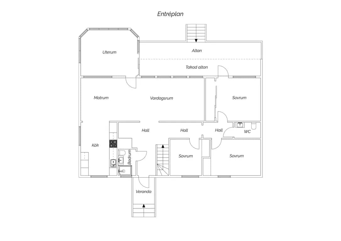 Planritning för Raholmsvägen 223