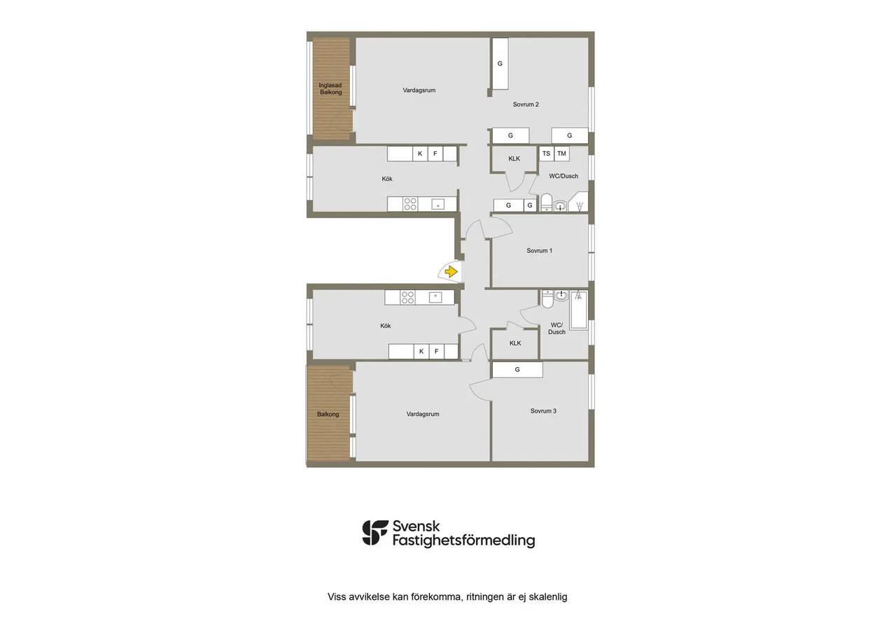Floor plan for Björnbärsstigen 22