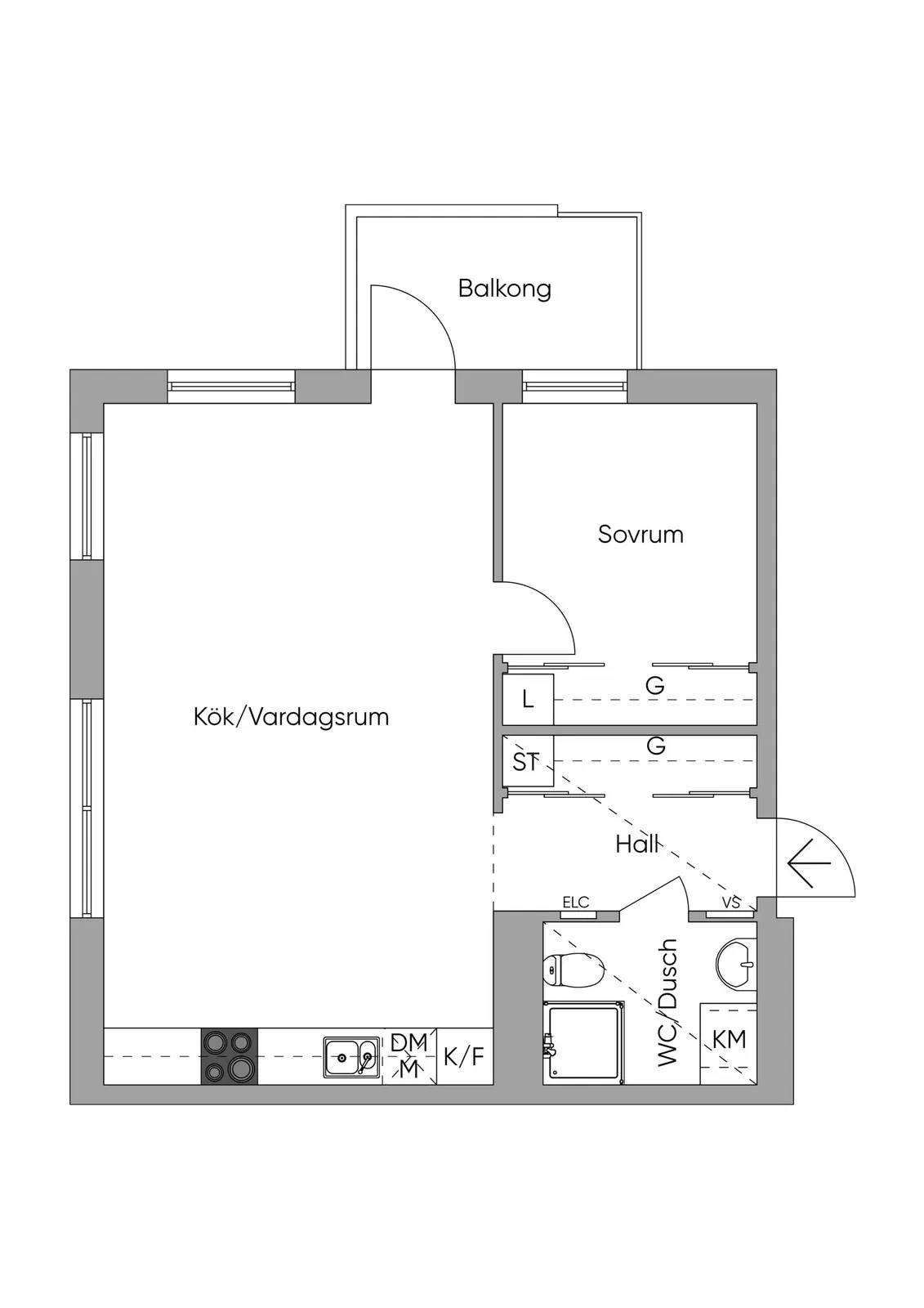 Planritning för Storseglet 25