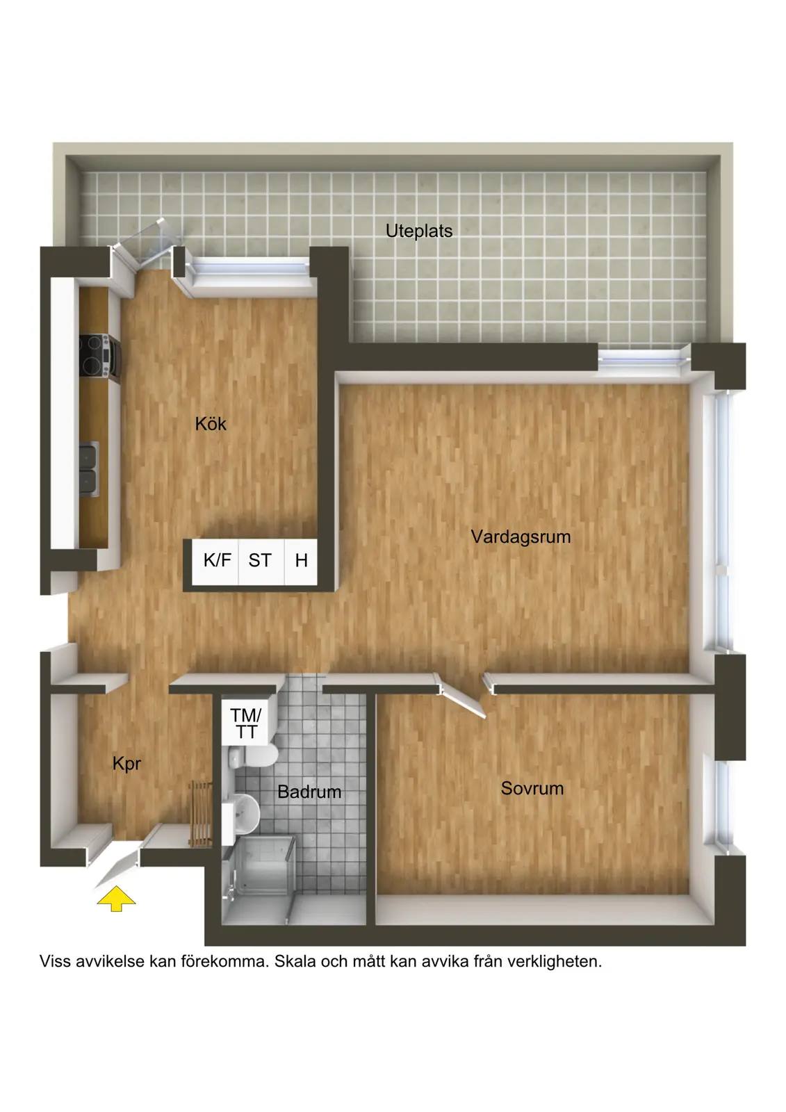 Floor plan for Gräsholmsvägen 50