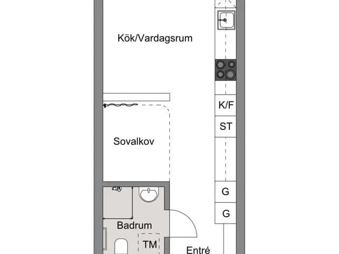 Planritning för Fyrisvallsgatan 12A, VÅN 3