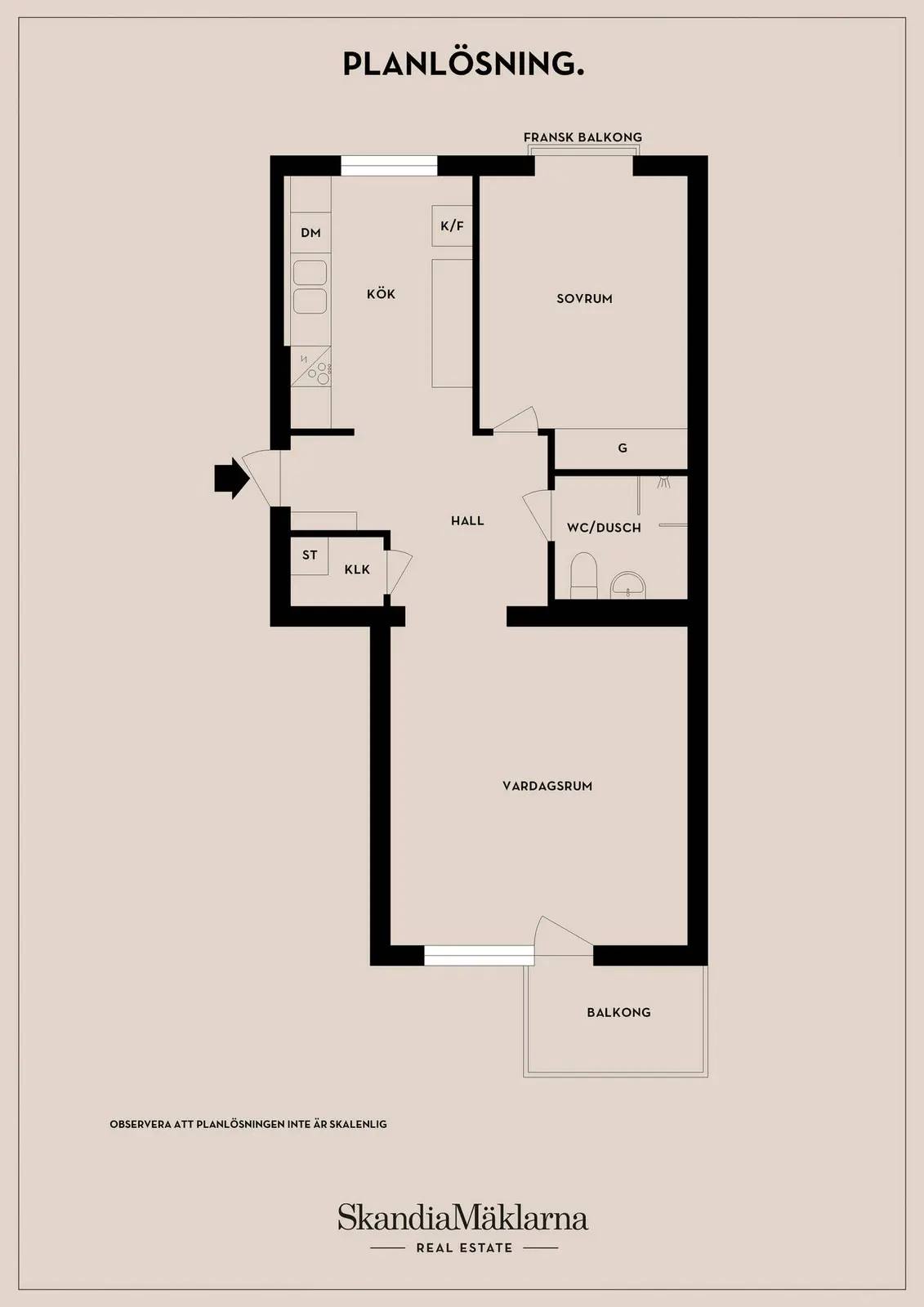 Floor plan for Johannelundsvägen 20
