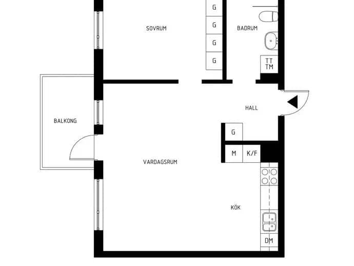 Floor plan for Råckstavägen 19