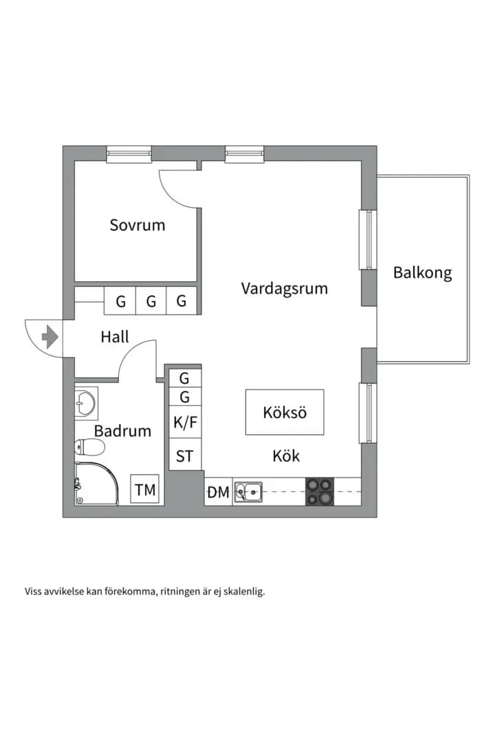 Floor plan for Publikvägen 17