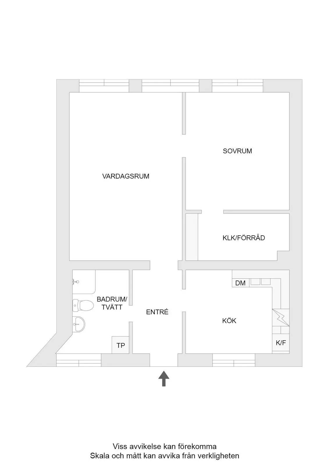 Planritning för Runebergsgatan 2C