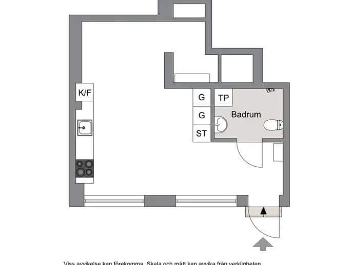Floor plan for Odelbergsvägen 21