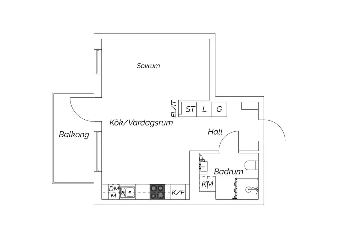 Floor plan for Forskningsringen 90B