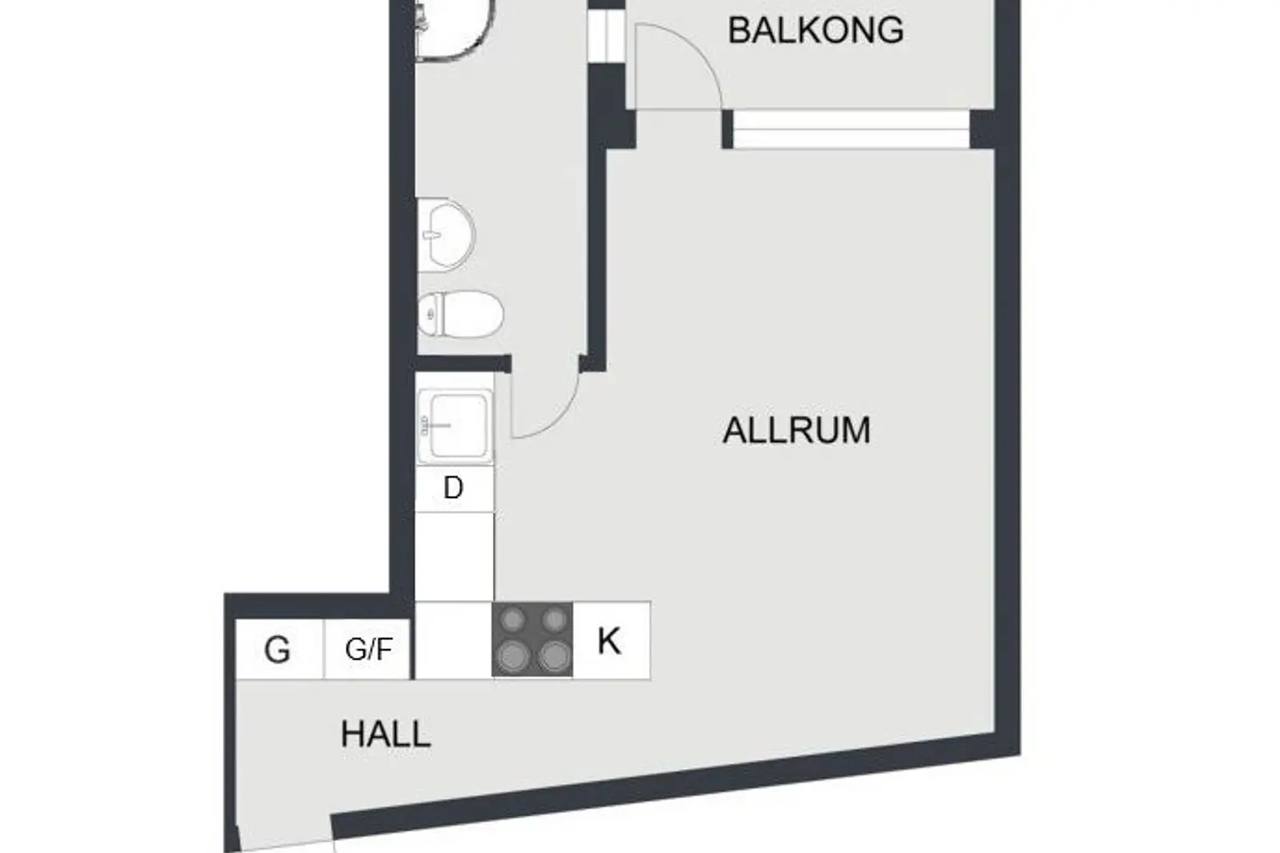 Planritning för Bollmoravägen 12