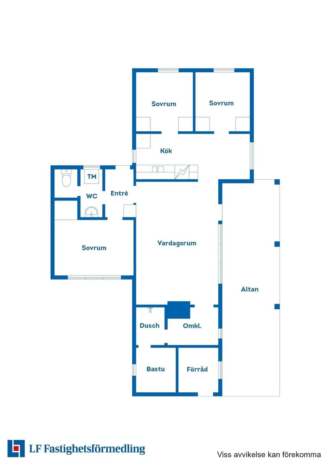 Planritning för Furustigen 25