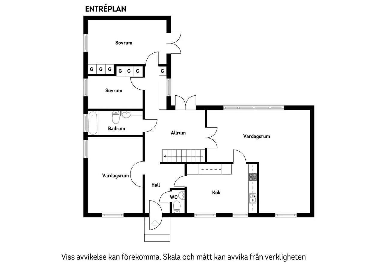 Planritning för Lövstigen 4