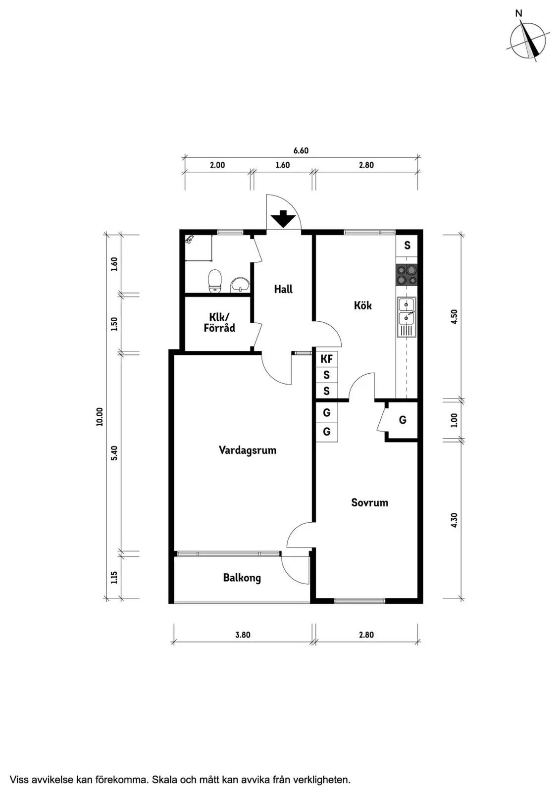 Floor plan for Stekastigen 10