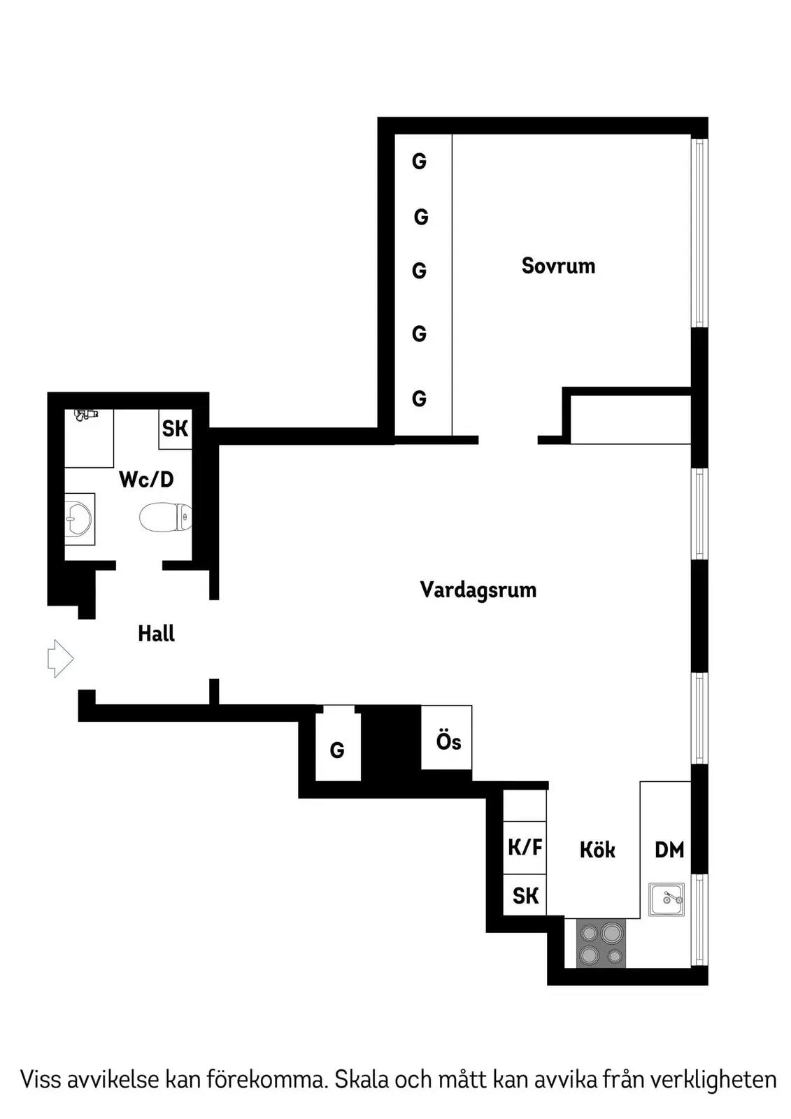Floor plan for Furusundsgatan 12
