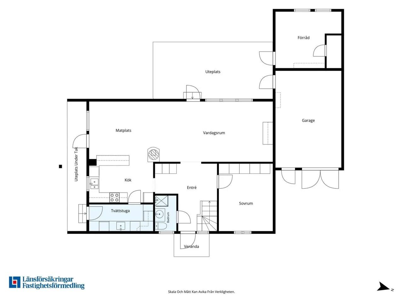 Floor plan for Konvaljevägen 7