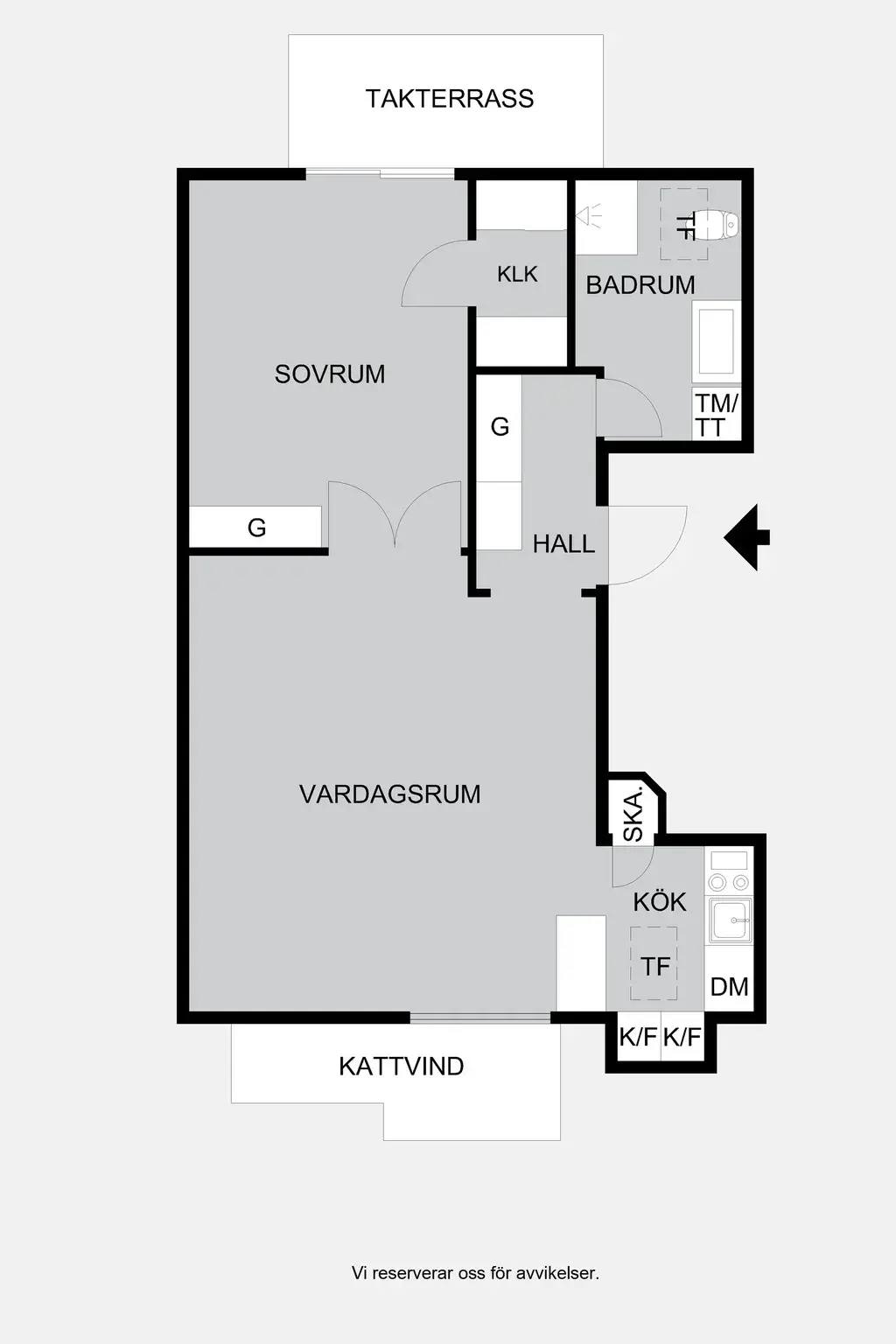 Floor plan for Solstigen 4B
