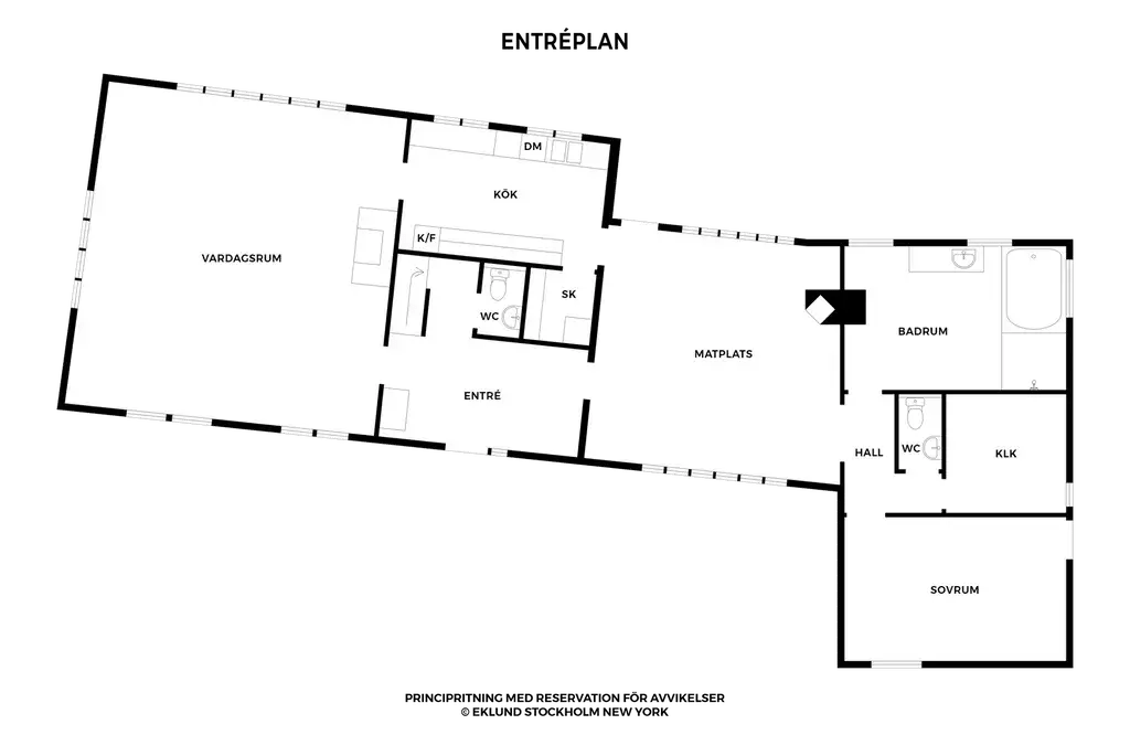 Planritning för Stavsnäsvägen 147-149