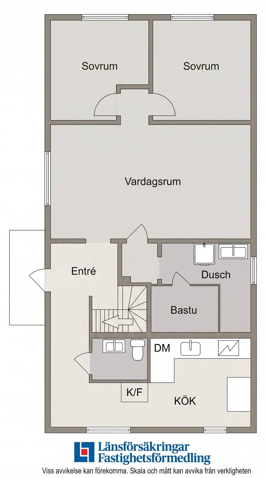 Planritning för Killinge byväg 24
