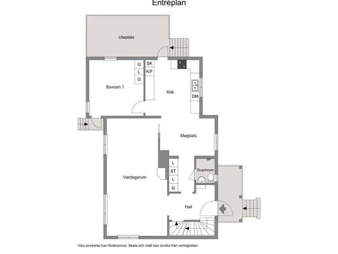 Floor plan for Vivelvägen 3
