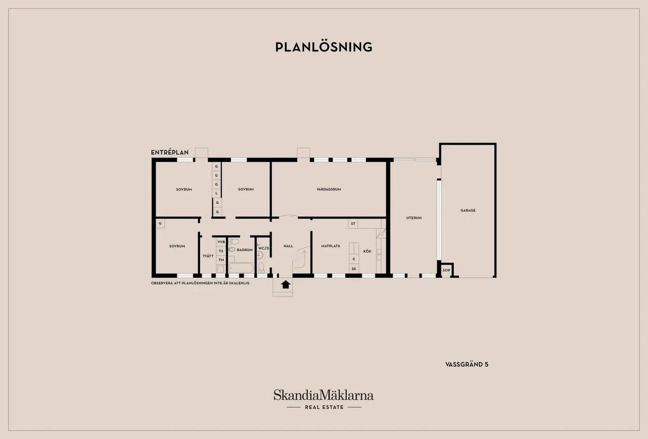 Planritning för Vassgränd 5