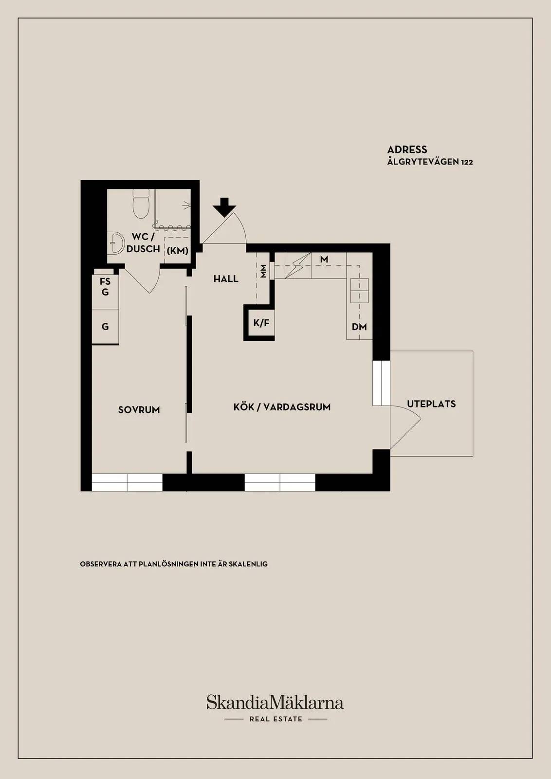 Floor plan for Ålgrytevägen 122