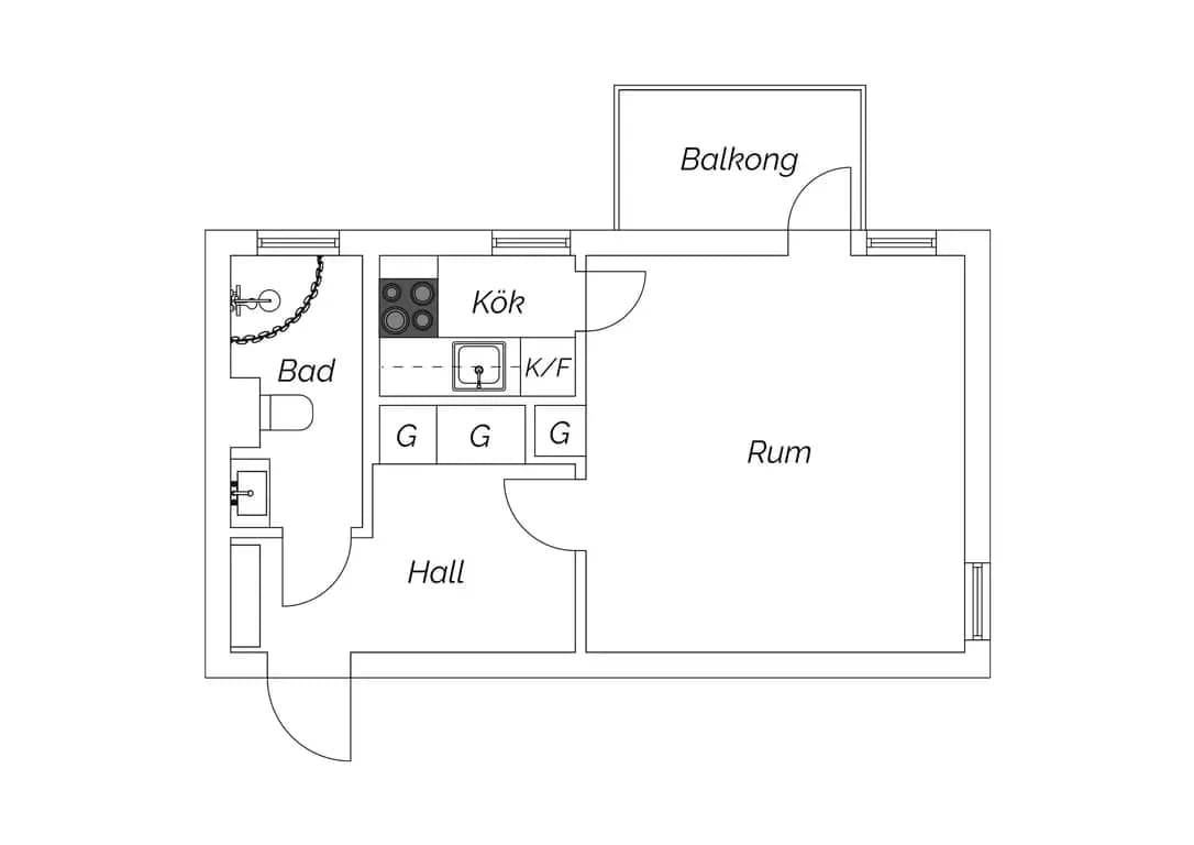 Planritning för Stabbegatan 93