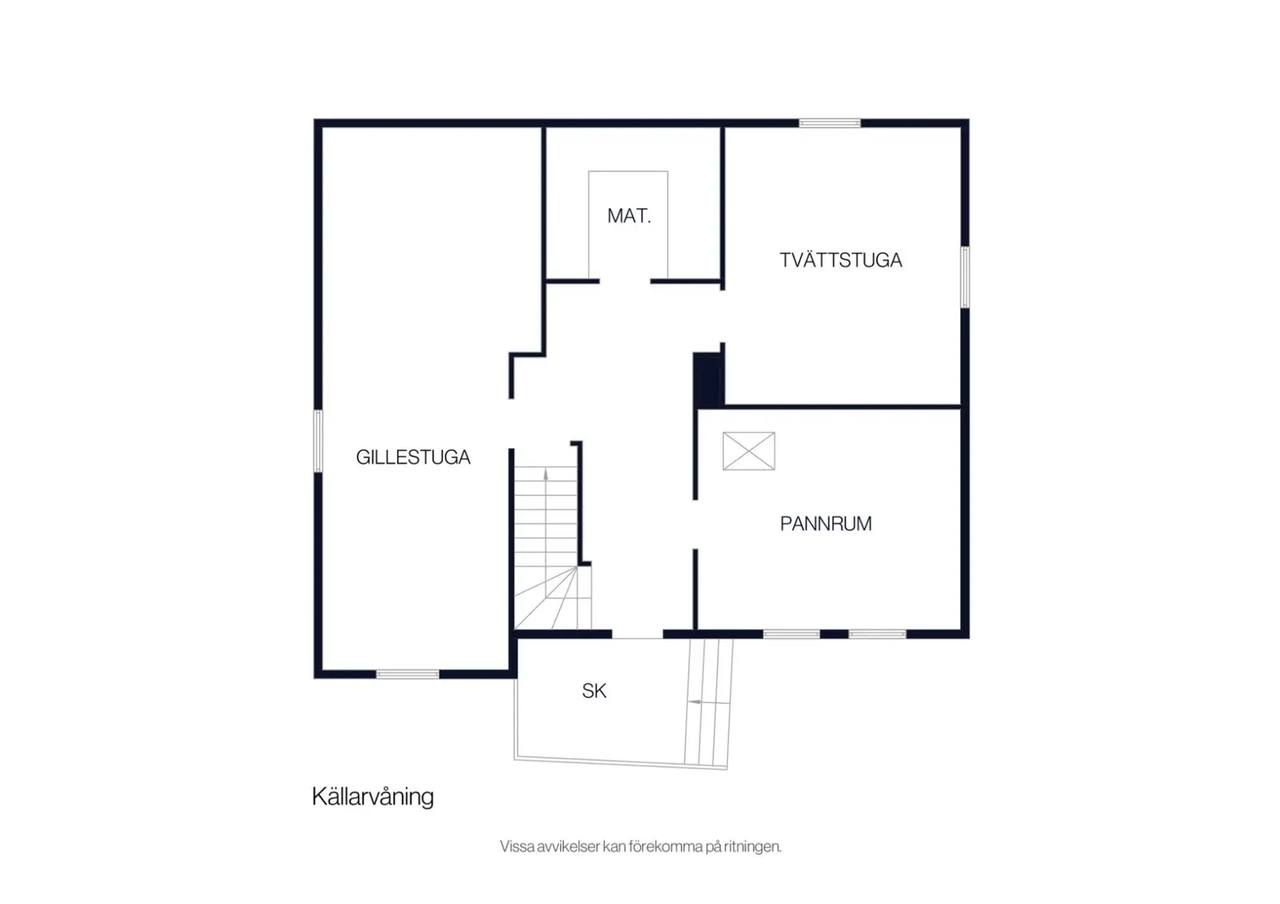 Floor plan for Österlidsvägen 5
