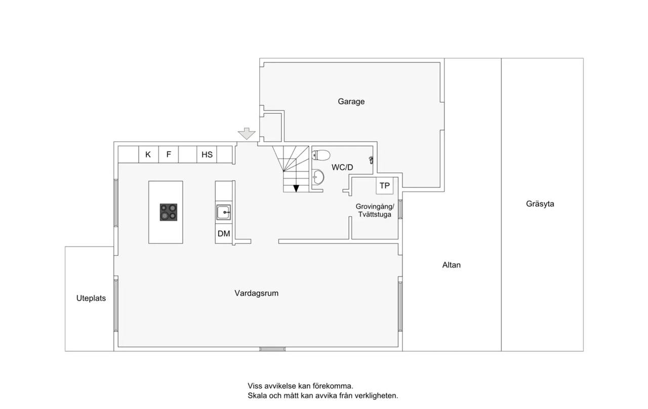 Floor plan for Södra Läget 112