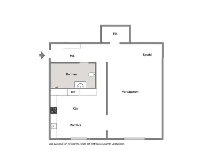 Floor plan for Dianavägen 25