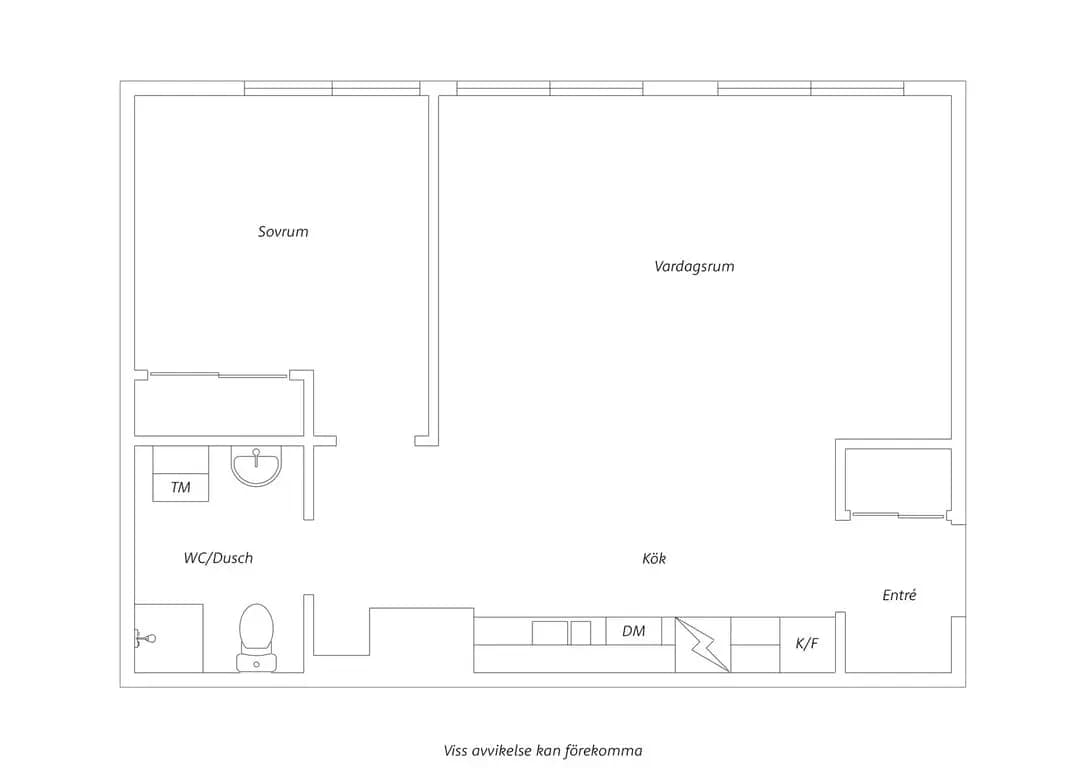 Floor plan for Lägatan 17
