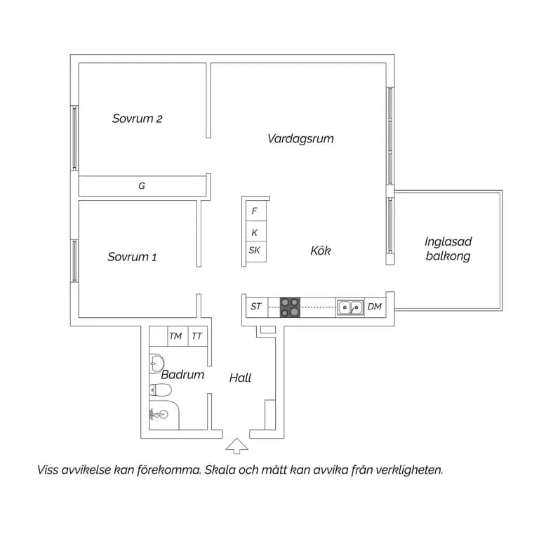 Floor plan for Viksängsvägen 24