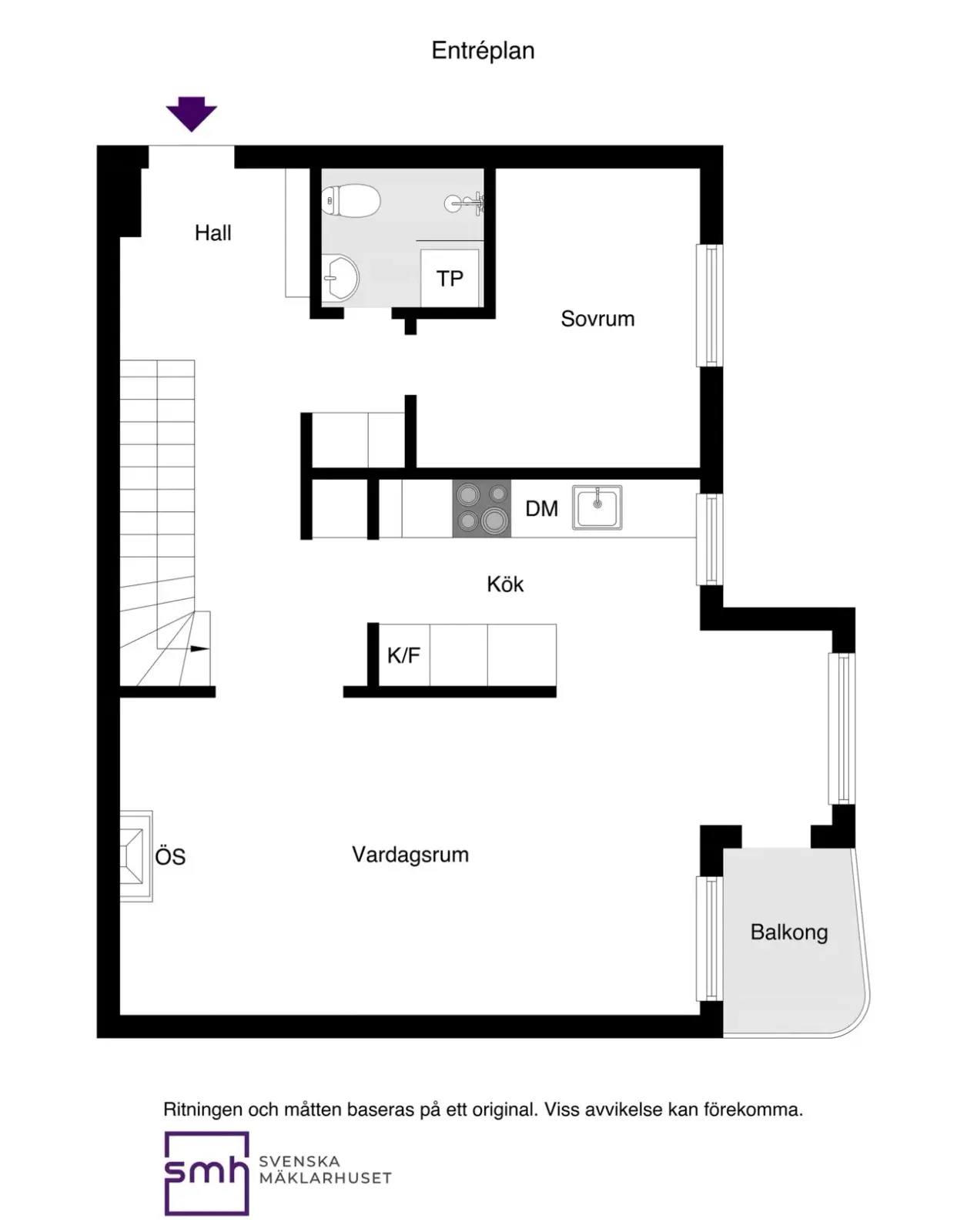 Planritning för Sommarvägen 5