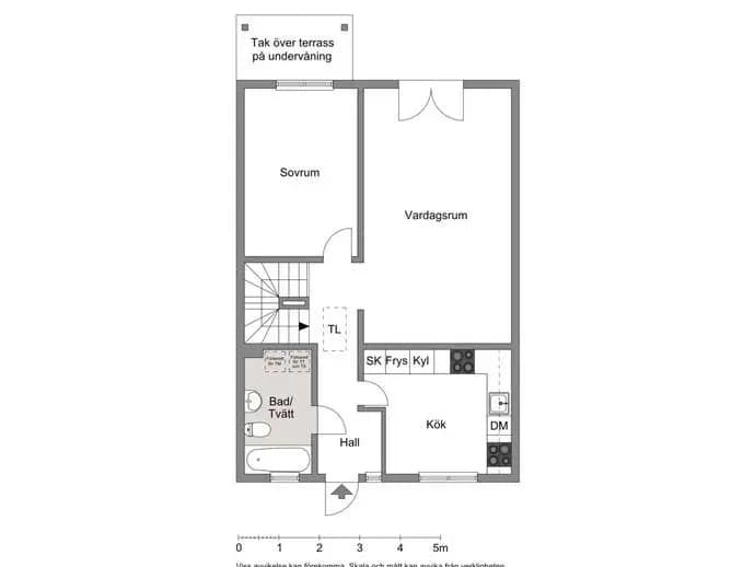 Planritning för Björkholmsvägen 221