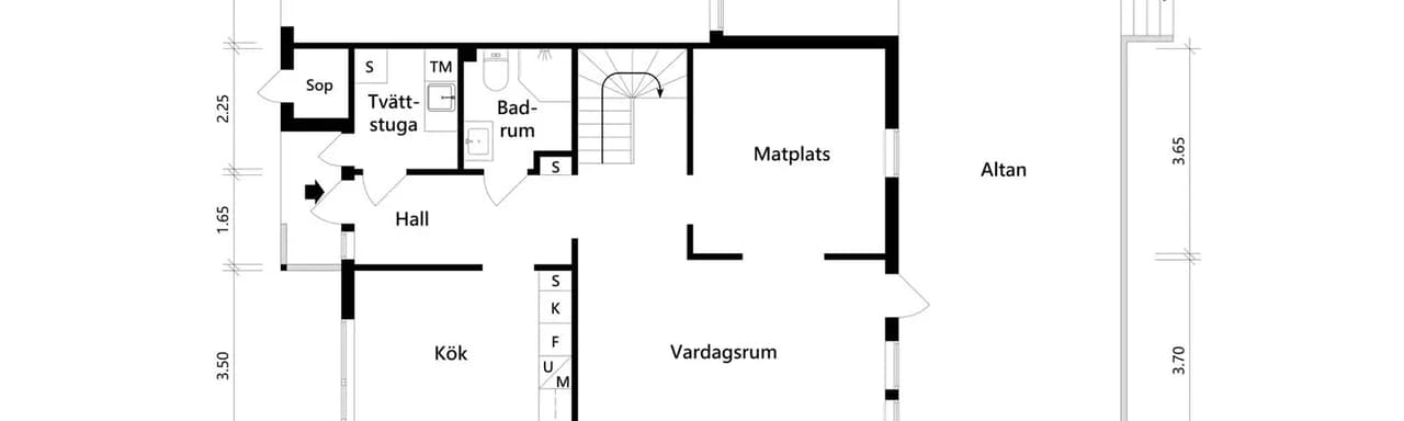 Planritning för Titteridammshöjden 39