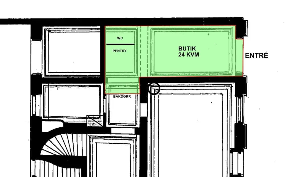 Planritning för Pipersgatan 32