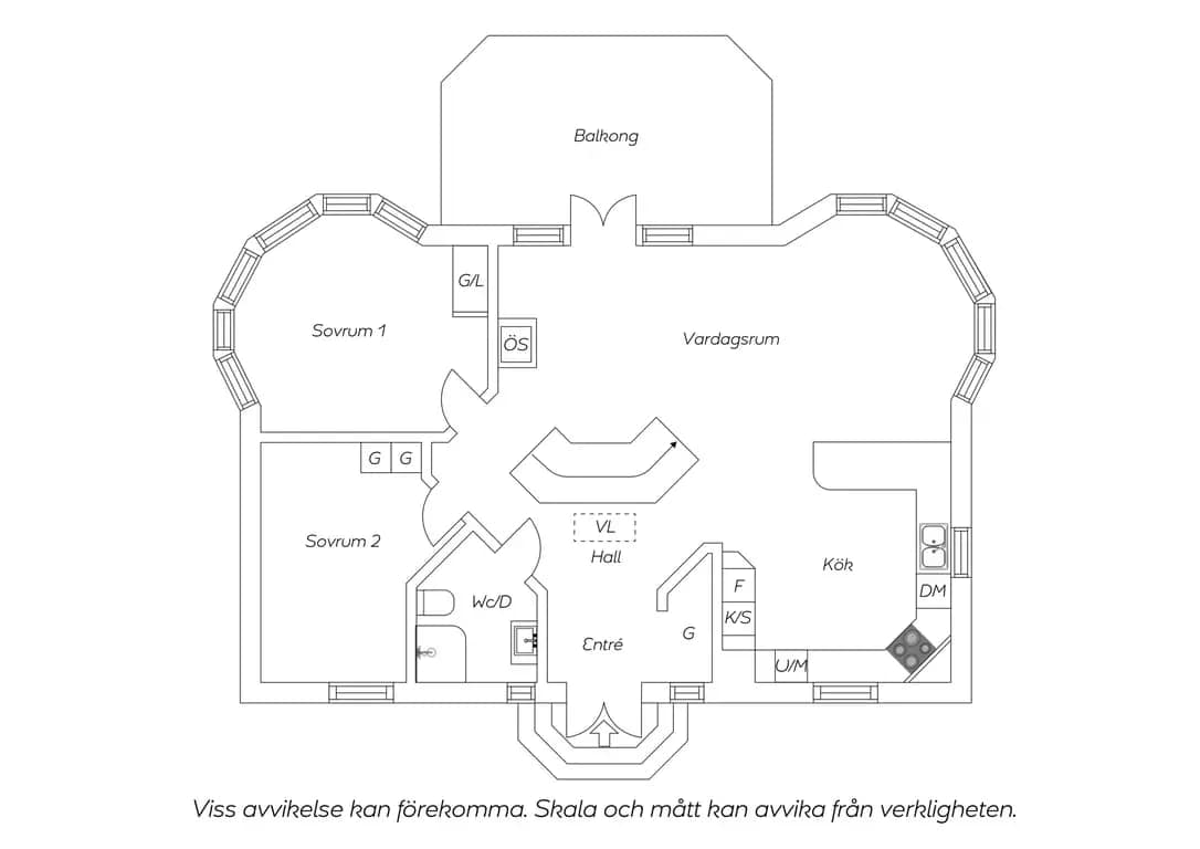Planritning för Pärlängsvägen 19