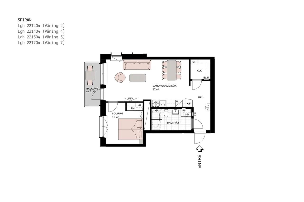 Planritning för Emmyborgsgatan 1