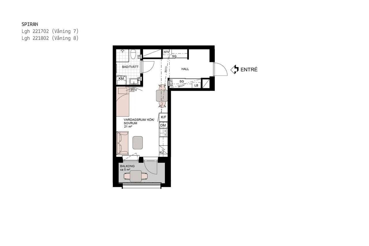 Floor plan for Emmyborgsgatan 1