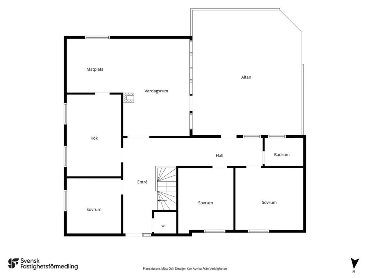Floor plan for Furuvägen