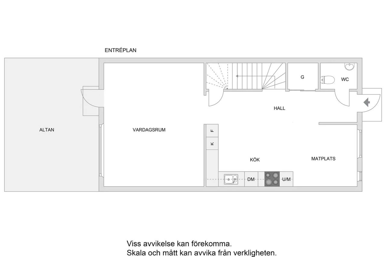 Floor plan for Jyllandsgatan 287