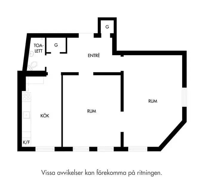 Floor plan for Exercisgatan 30A