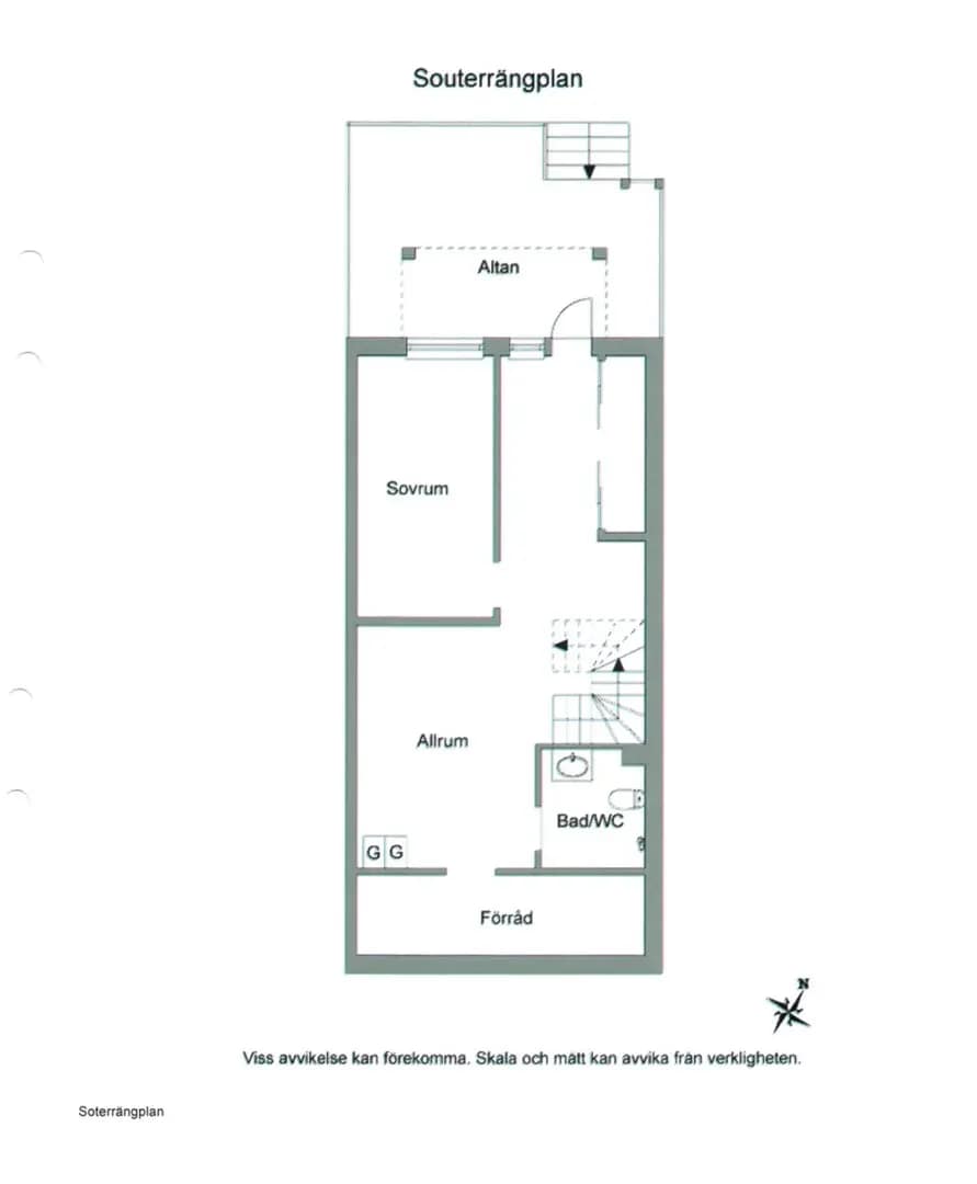 Floor plan for Storholmsvägen 308