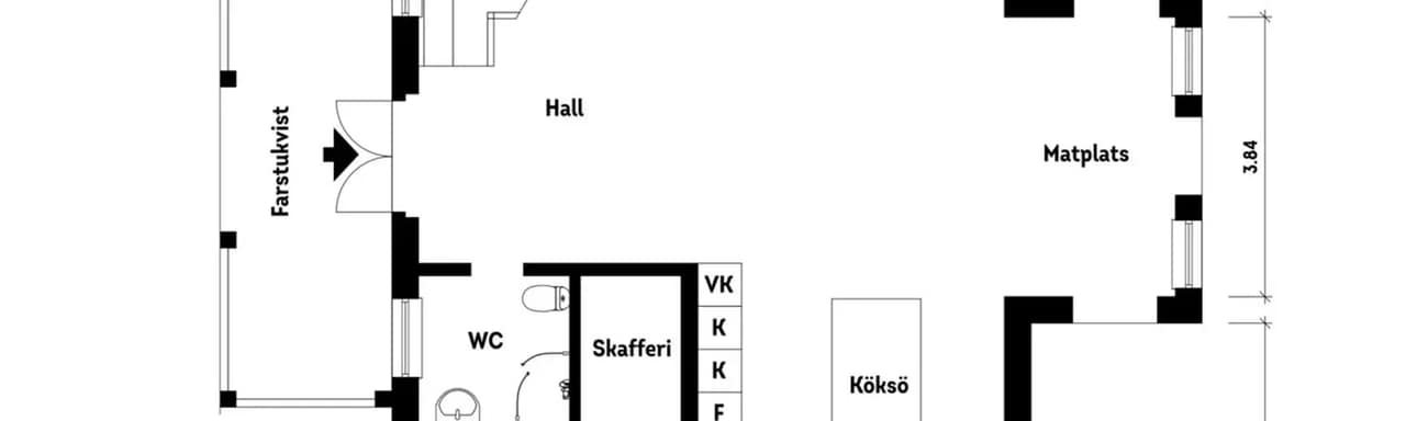 Floor plan for Grimskaftet 1