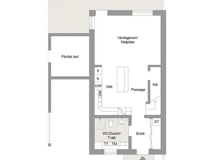 Floor plan for Hällmarksvägen 36B