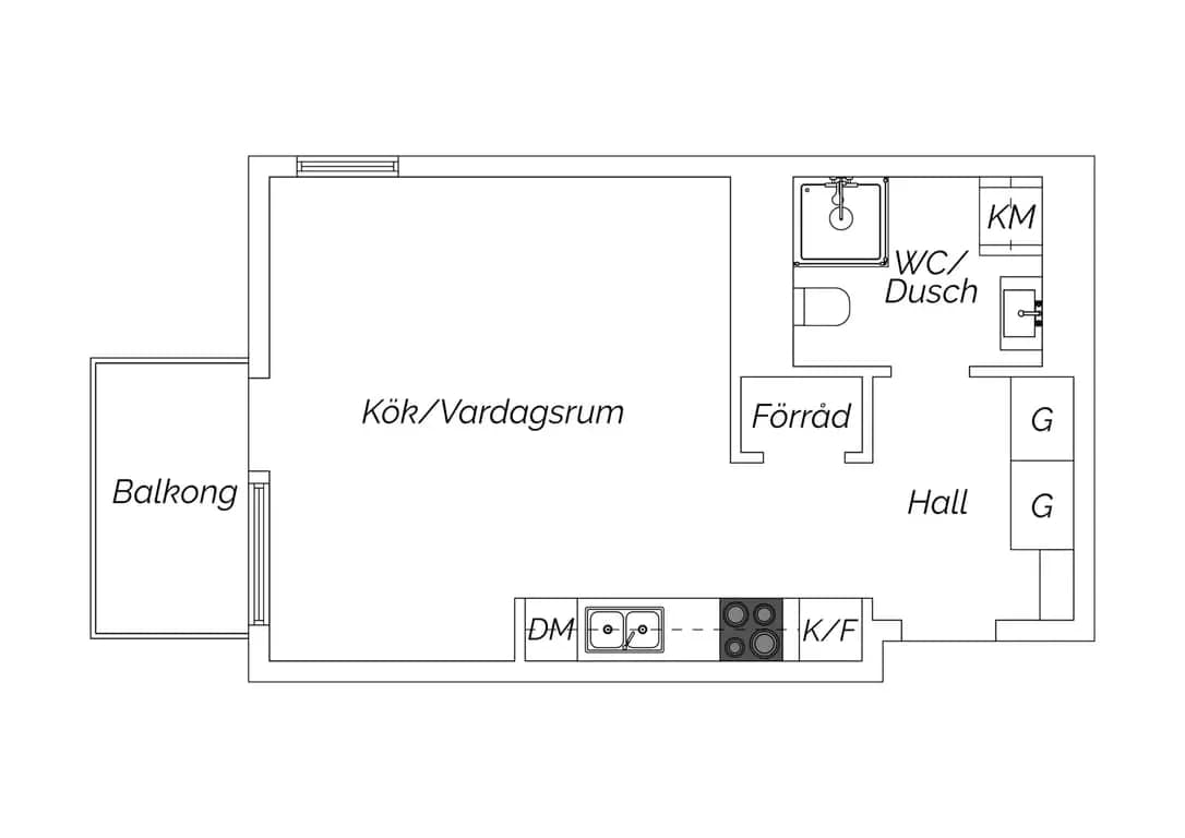 Floor plan for Storseglet 59