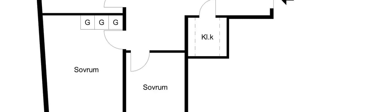 Floor plan for Slussgatan 9