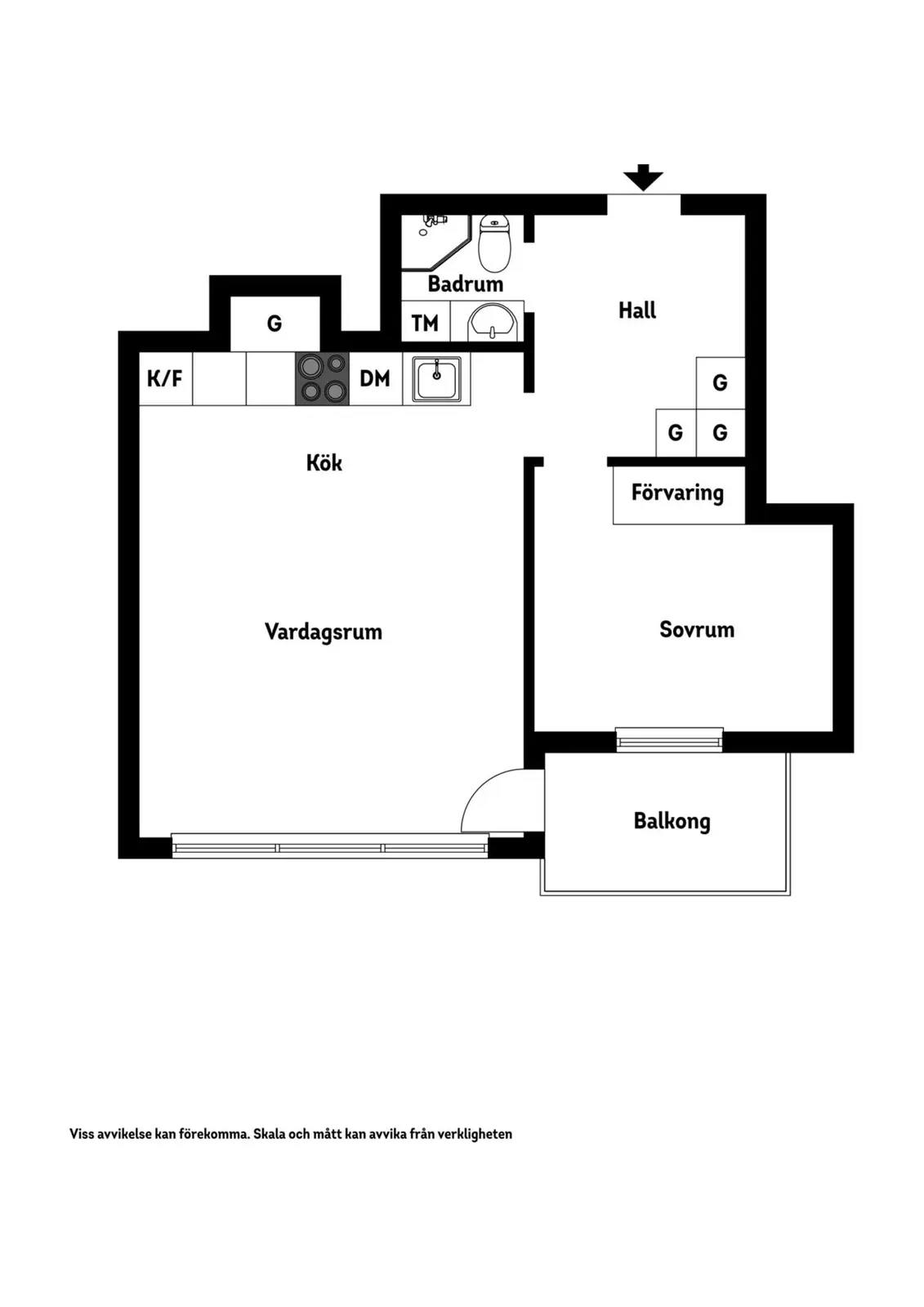 Floor plan for Kungsholms Strand 139
