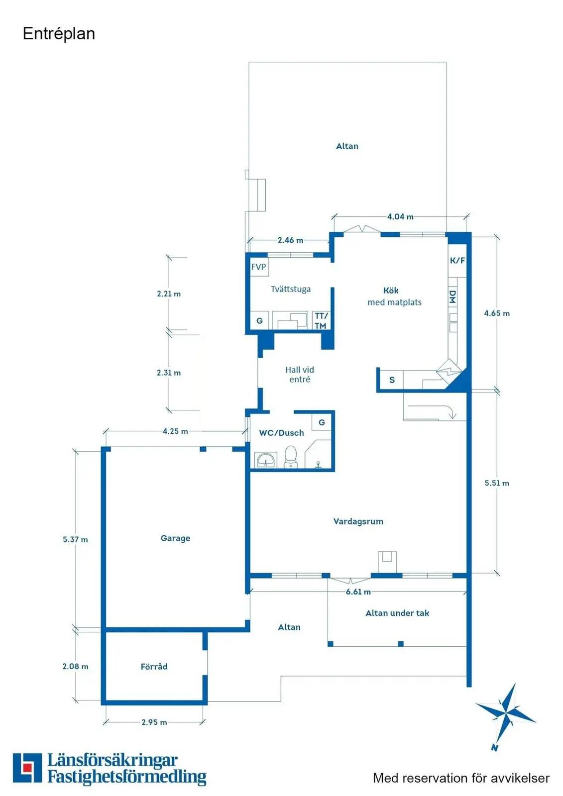 Floor plan for Lertagsvägen 15