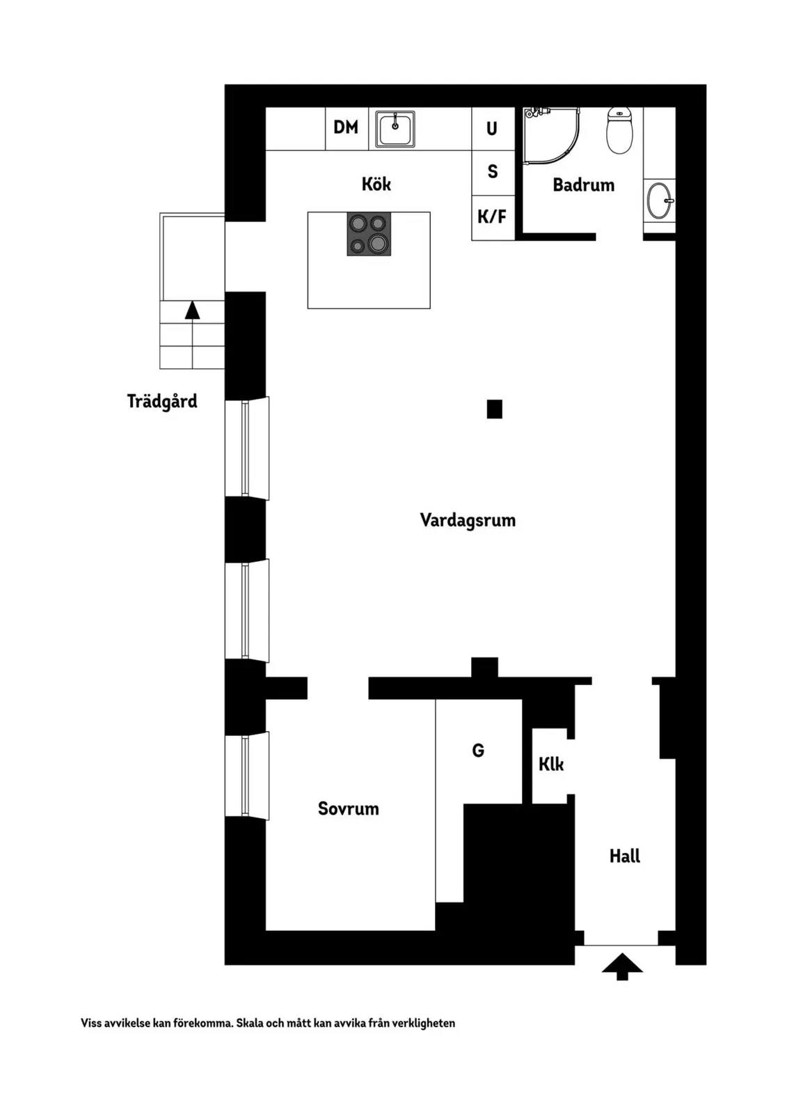 Planritning för Norra Agnegatan 34A ö.g