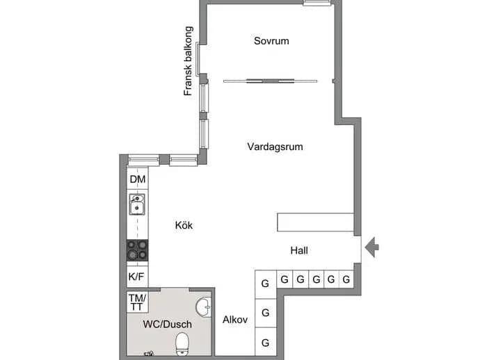Floor plan for Ormbergsvägen 9