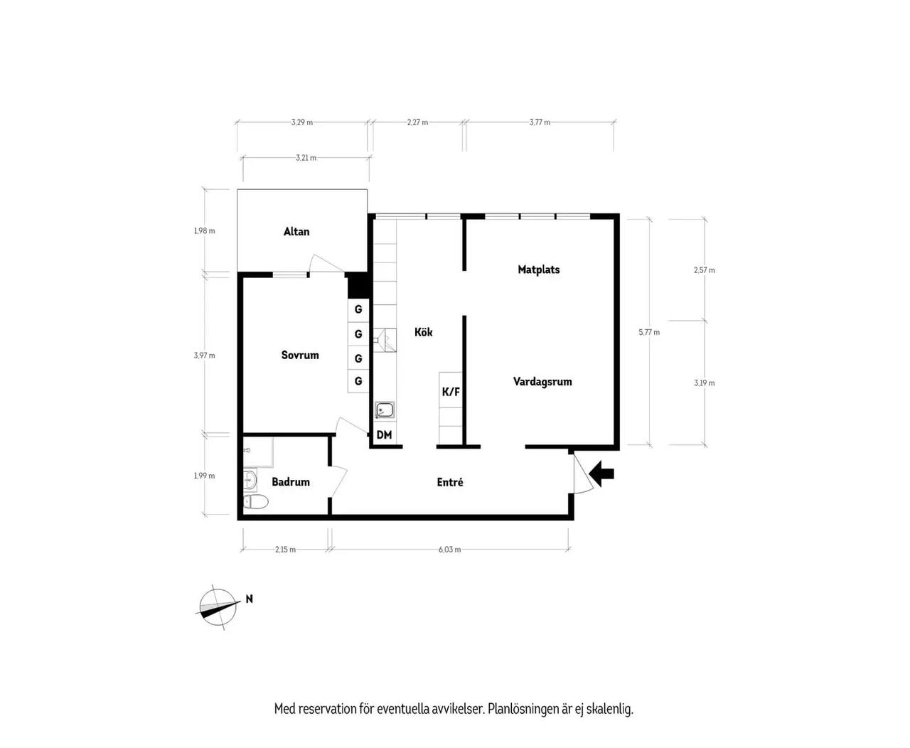 Planritning för Mölndalsvägen 35
